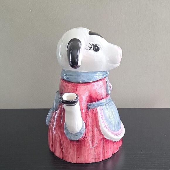 Vintage Cow Ceramic Teapot - Picture 2 of 10